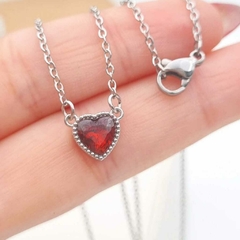 Cadena de acero quirúrgico corazón
