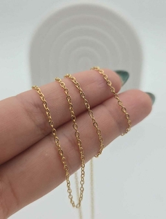 Cadena de acero dorado Clásica