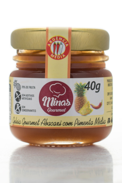 Geleia Goumet Abacaxi com Pimenta Média 40g