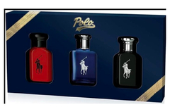 Kit Polo Ralph Lauren masculino 3 peças de 40ml, Polo black, blue e Red - comprar online