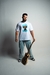 OVERSIZED MUSIC ON STREET BRANCA - comprar online