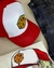 BONÉ SNAP BACK BRANCO/VERMELHO PREMIUM - loja online