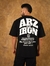 OVERSIZED ABZ OF IRON PRETA - comprar online