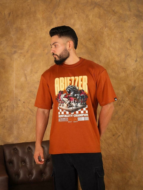 OVERSIZED PREMIUM XADREZ CARAMELO - comprar online