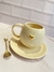 Taza corazón con oro - comprar online