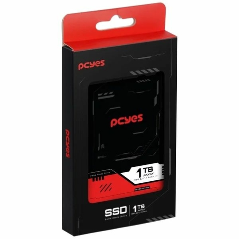 SSD 1TB Pcyes, SATA III 2,5", Leitura: 550MB/s, Gravação 500MB/s - SSD25PY1024