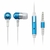 Fone De Ouvido, C/Microfone, Intra-Auricular, C/Fio, P2, Azul - PH060 - Multilaser