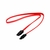 Cabo Dados SATA III, 6 Gbps, 50cm, Com Trava, Vermelho - PC-CBST04 - Pluscable