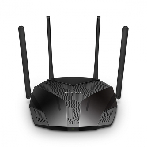 Roteador Wireless Mercusys, WI-FI 6, AX1800, Gigabit, Dual Band, 1201Mbps + 574Mbps, 2.4GHz/5GHz - MR70X