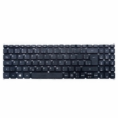 Teclado Notebook, Acer Aspire, ABNT2, Sem Moldura, A315-23, NSK-RL0SW, Preto - TC1012 - Bringit