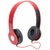 Fone De Ouvido Com Microfone, Dobravel, Vermelho - PH-100RD - C3Tech na internet