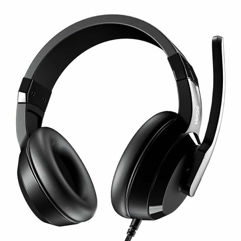 Fone De Ouvido/Microfone Headset Gamer Nyra, P2/P3, Plug 3.5mm, Driver 40mm, Preto - PHN40 - Pcyes