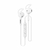 Fone De Ouvido Bluetooth Intra 5.0, Branca, 55m - EP-TWS-10WH - C3Plus - comprar online