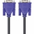 Cabo VGA Monitor VGAM x VGAM, 15 Pinos, 2 M, PVC, Preto e Azul - 25569 - Vinik
