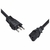 Cabo de Força, Para Fonte 3X0,75mm, Até 220V, 1,2 M, Preto - 31013 - Vinik - comprar online