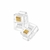 Conector Modular plug 6x4 RJ11 Macho, 4 Vias, Transparente - 1291 - FTG