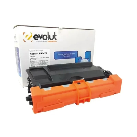 Cartucho Toner Compatível Brother, TN3472, TN3442, TN3492, TN880, DCP-L5652DN, MFC-L6900DW, 12k, Evolut