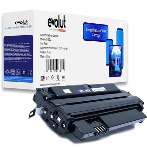 Cartucho Toner Compatível Samsung MLT-D105L, CF650P, ML1910, SCX4623F, 2.5K, Evolut