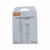 Cabo de Dados USB TYPE-C x Lightning para iPhone, iPad ou iPod, PD 30W, 1M, Branco - KD-26 - Kaidi