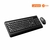 Kit Teclado + Mouse, USB, ABNT2, Win XP/7/8/10, 1200 DPI, Preto - KW202 - Lecoo na internet