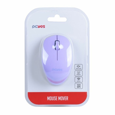 Mouse Opt Wireless, USB, 2.4GHz, 1600DPI, Mover Roxo, Sem Fio - 29674 - Pcyes