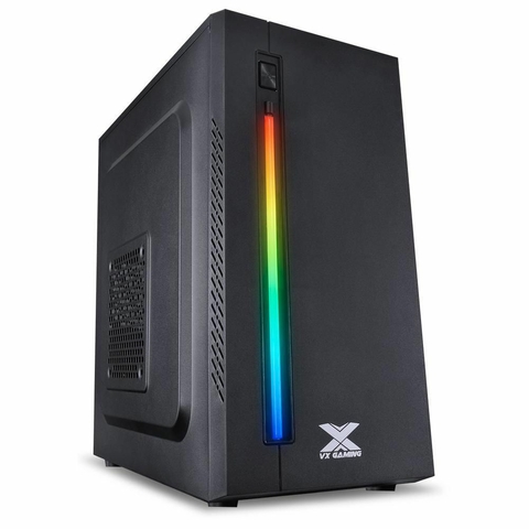 Gabinete Gamer Vx Gaming Australis, Micro ATX e Mini ITX, USB, Sem fonte, Led RGB - 32374 - Vinik