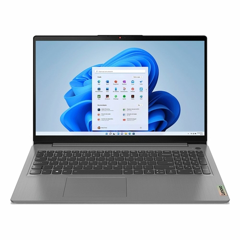 Notebook Lenovo IdeaPad 1I I5-1235U, 8GB, SSD-512GB, 15,6", Windows 11 Home, Cloud Grey - 82VY000QBR