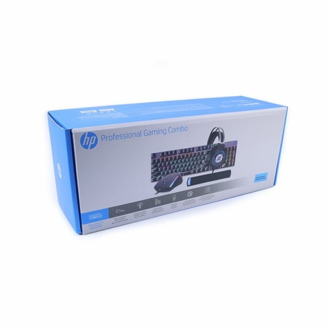 Kit Gamer Pro, Teclado Mecânico, Mouse, Mouse Pad, headphone, Preto - GM3000 - HP