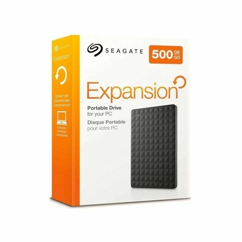 HD Externo Seagate 500GB Expansion, USB 3.0, Preto - STEA500400