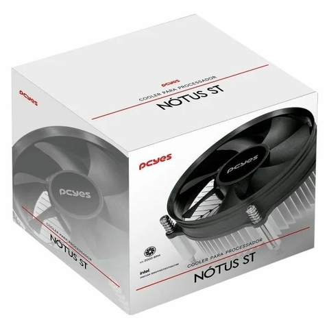 Cooler Para Processador Intel, Nótus ST, LGA1200, 1150, 1151, TDP 65W, 95mm - PAC95PRSL - Pcyes