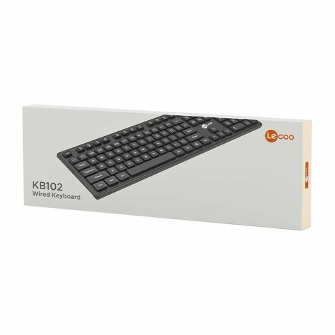 Teclado Standard, USB, ABNT2, Windows 7, 8, 10, DC 5V, 150cm, Preto - KB102 - Logitech