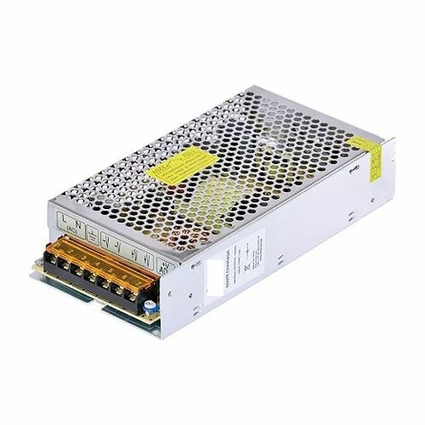Fonte Bivolt Chaveada Aramada Colmeia, 12V, 15A, 240W, 60 Hz, Prata - 1603 - Unitel
