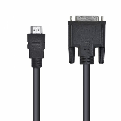 Cabo Conversor, HDMI Macho x DVI-D, 24+1 Pinos, 2 M, HDMI-2, Preto - 25558 - Vinik