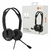 Fone De Ouvido Headset, USB, Com Microfone, Preto, 40mm - HT106 - Lecoo