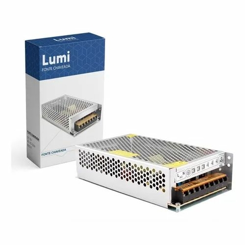 Fonte Bivolt Chaveada Colmeia, 48v, 10A, 550w, 50-60Hz - 608610 - Lumi