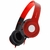Fone De Ouvido Com Microfone, Dobravel, Vermelho - PH-100RD - C3Tech - comprar online