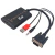 Cabo Conversor VGA M x HDMI F, Com Áudio USB, 30cm - JC-AD-VGA