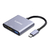 Cabo Conversor USB-C x HDMI F, USB 3.1, 20 cm, Preto - 20119405 - Comtac