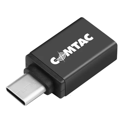 Adaptador Conversor USB-C M X USB A F 3.0, 5Gbps, Compacto e Portatil, Preto - 20129333 - Comtac