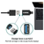 Adaptador Conversor USB-C M X USB A F 3.0, 5Gbps, Compacto e Portatil, Preto - 20129333 - Comtac - comprar online