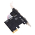 Placa PCI-E X1, 2 Serial, RS232 DB09 Low Profile, - 27119134 - Comtac na internet