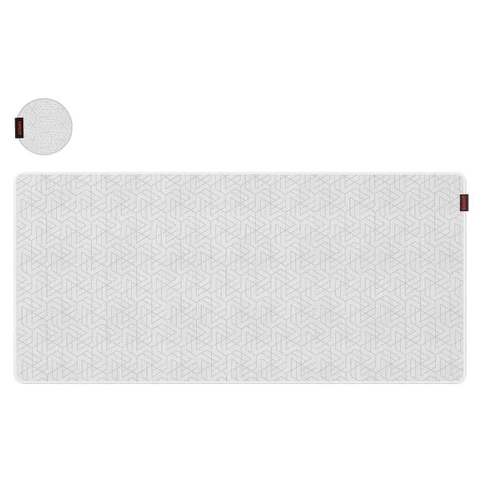 Mouse Pad Gamer, Maze White Ghost Extended, (900 x 420 x 3mm) - PMM90X42WG - Pcyes