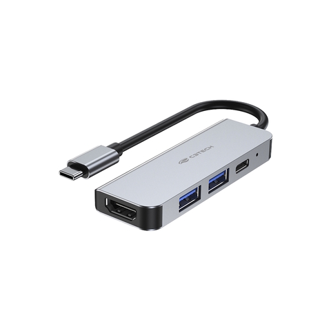 Cabo Conversor USB-C x HDMI Fêmea, USB 3.1, 12CM - HU-D50GY - C3Tech