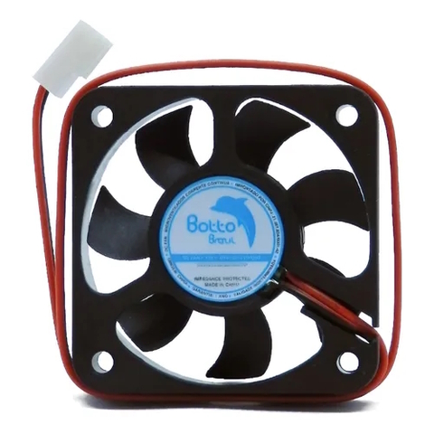 Micro ventilador DC Fan 50x50x12mm 12V Alta Rotação Sleeve - Botto Brazil