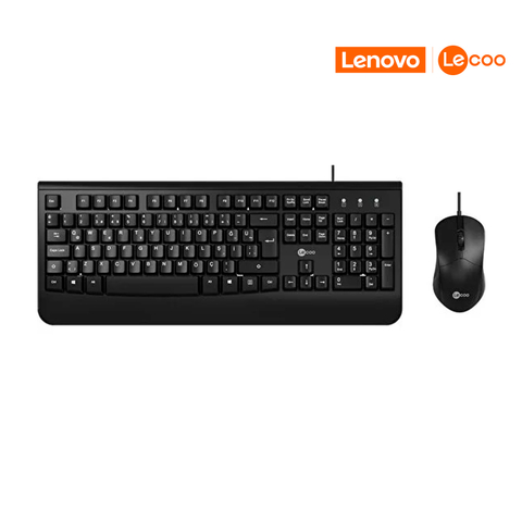 Kit Teclado + Mouse Opt, ABNT2, USB, Sem Fio, 1200DPI, Preto - CM105 - Lecoo