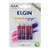 Pilhas Recarregáveis AAA 1000mAh, NiMH 1,2V, 4 unidades - 82171 - Elgin