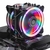 Cooler Para Processador AMD e Intel, Warrior Duncan, 800~2000RPM, Dissipador Dual, RGB - GA186 - Multilaser