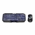 Kit Teclado + Mouse Game GK1100, USB, Led Azul, 1000-1600 DPI, Com fio, Preto - 7JH30AA#AC4 - HP - Bittek