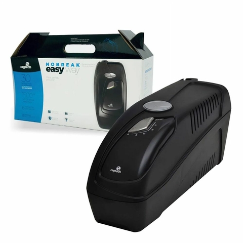 Nobreak Easy Way GT CBU-TI, 1500VA, Entrada Bivolt, Saída 115V, 6 Tomadas, Preto - 20NEW4176 - Ragtech