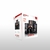 Sistema De Som 2.1 Bluetooth, Com FM, USB, 80Watts - SP-B500BK - C3Tech